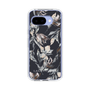 Slim Protection Case［ LAGUNAMOON - NuanceFlower - Navy ］