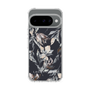 Slim Protection Case［ LAGUNAMOON - NuanceFlower - Navy ］