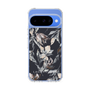 Slim Protection Case［ LAGUNAMOON - NuanceFlower - Navy ］