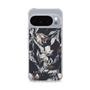 Slim Protection Case［ LAGUNAMOON - NuanceFlower - Navy ］