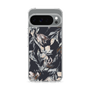 Slim Protection Case［ LAGUNAMOON - NuanceFlower - Navy ］
