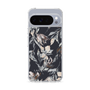 Slim Protection Case［ LAGUNAMOON - NuanceFlower - Navy ］