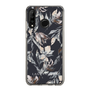 Slim Protection Case［ LAGUNAMOON - NuanceFlower - Navy ］