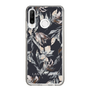 Slim Protection Case［ LAGUNAMOON - NuanceFlower - Navy ］