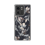 Slim Protection Case［ LAGUNAMOON - NuanceFlower - Navy ］