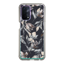 Slim Protection Case［ LAGUNAMOON - NuanceFlower - Navy ］