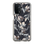 Slim Protection Case［ LAGUNAMOON - NuanceFlower - Navy ］