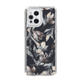 Slim Protection Case［ LAGUNAMOON - NuanceFlower - Navy ］