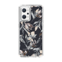 Slim Protection Case［ LAGUNAMOON - NuanceFlower - Navy ］