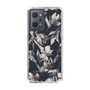 Slim Protection Case［ LAGUNAMOON - NuanceFlower - Navy ］