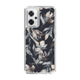 Slim Protection Case［ LAGUNAMOON - NuanceFlower - Navy ］