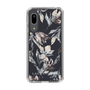Slim Protection Case［ LAGUNAMOON - NuanceFlower - Navy ］