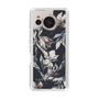 Slim Protection Case［ LAGUNAMOON - NuanceFlower - Navy ］