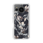 Slim Protection Case［ LAGUNAMOON - NuanceFlower - Navy ］