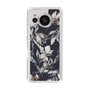 Slim Protection Case［ LAGUNAMOON - NuanceFlower - Navy ］