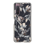 Slim Protection Case［ LAGUNAMOON - NuanceFlower - Navy ］