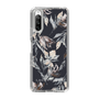 Slim Protection Case［ LAGUNAMOON - NuanceFlower - Navy ］