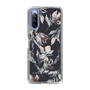 Slim Protection Case［ LAGUNAMOON - NuanceFlower - Navy ］