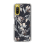 Slim Protection Case［ LAGUNAMOON - NuanceFlower - Navy ］