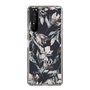 Slim Protection Case［ LAGUNAMOON - NuanceFlower - Navy ］