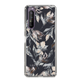 Slim Protection Case［ LAGUNAMOON - NuanceFlower - Navy ］
