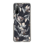 Slim Protection Case［ LAGUNAMOON - NuanceFlower - Navy ］