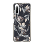 Slim Protection Case［ LAGUNAMOON - NuanceFlower - Navy ］