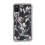 Slim Protection Case［ LAGUNAMOON - NuanceFlower - Navy ］