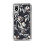 Slim Protection Case［ LAGUNAMOON - NuanceFlower - Navy ］