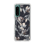 Slim Protection Case［ LAGUNAMOON - NuanceFlower - Navy ］