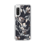 Slim Protection Case［ LAGUNAMOON - NuanceFlower - Navy ］