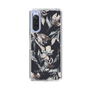 Slim Protection Case［ LAGUNAMOON - NuanceFlower - Navy ］