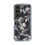 Slim Protection Case［ LAGUNAMOON - NuanceFlower - Navy ］