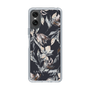 Slim Protection Case［ LAGUNAMOON - NuanceFlower - Navy ］
