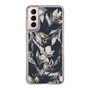 Slim Protection Case［ LAGUNAMOON - NuanceFlower - Navy ］