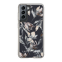 Slim Protection Case［ LAGUNAMOON - NuanceFlower - Navy ］