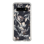 Slim Protection Case［ LAGUNAMOON - NuanceFlower - Navy ］