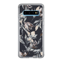 Slim Protection Case［ LAGUNAMOON - NuanceFlower - Navy ］