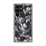 Slim Protection Case［ LAGUNAMOON - NuanceFlower - Navy ］