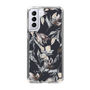 Slim Protection Case［ LAGUNAMOON - NuanceFlower - Navy ］
