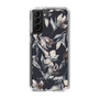 Slim Protection Case［ LAGUNAMOON - NuanceFlower - Navy ］
