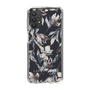 Slim Protection Case［ LAGUNAMOON - NuanceFlower - Navy ］