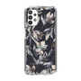 Slim Protection Case［ LAGUNAMOON - NuanceFlower - Navy ］