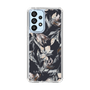 Slim Protection Case［ LAGUNAMOON - NuanceFlower - Navy ］