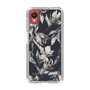 Slim Protection Case［ LAGUNAMOON - NuanceFlower - Navy ］