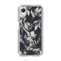 Slim Protection Case［ LAGUNAMOON - NuanceFlower - Navy ］