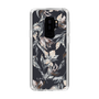 Slim Protection Case［ LAGUNAMOON - NuanceFlower - Navy ］