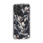 Slim Protection Case［ LAGUNAMOON - NuanceFlower - Navy ］