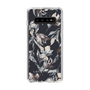 Slim Protection Case［ LAGUNAMOON - NuanceFlower - Navy ］