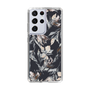 Slim Protection Case［ LAGUNAMOON - NuanceFlower - Navy ］